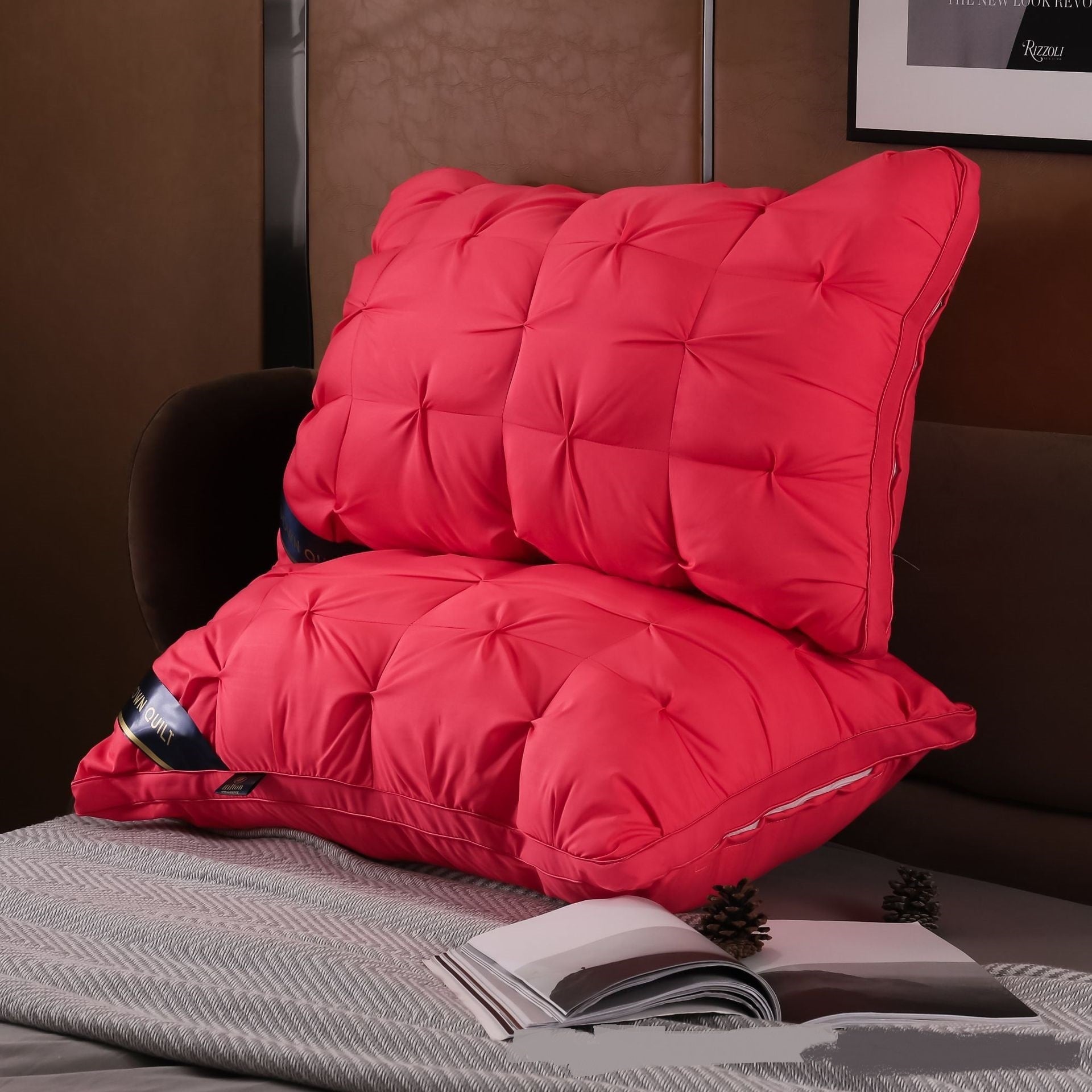 HKM-110739 Twisted Single Feather Velvet Pillow with Polyester Fiber Filling