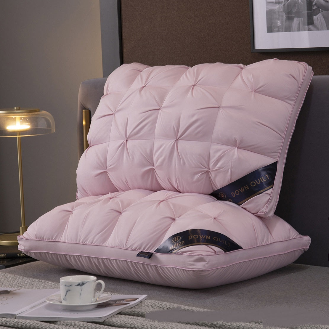 HKM-110739 Twisted Single Feather Velvet Pillow with Polyester Fiber Filling