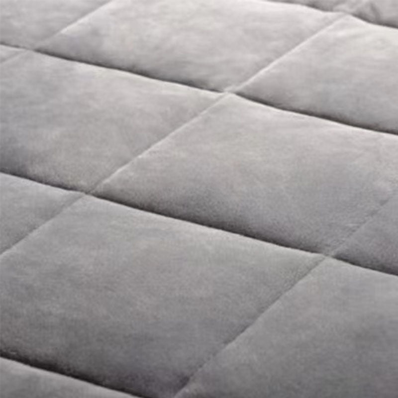 HKM-110931 Cotton Gravity Blanket for Relaxation - Dark Gray, Available in Multiple Weights