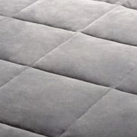 HKM-110931 Cotton Gravity Blanket for Relaxation - Dark Gray, Available in Multiple Weights