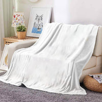HKM-110931 Super Soft Flannel Blanket - Warm Cartoon Print Toss Blanket in Various Sizes and Colors