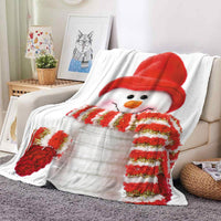 HKM-110931 Super Soft Flannel Blanket - Warm Cartoon Print Toss Blanket in Various Sizes and Colors