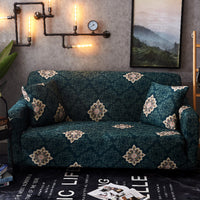 HKM-110995 Elastic Slipcover for 3-Seat Sofa - Polyester Blend, Fits 190-230cm