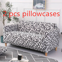 HKM-110995 Elastic Slipcover for 3-Seat Sofa - Polyester Blend, Fits 190-230cm