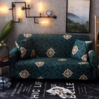 HKM-110995 Elastic Slipcover for 3-Seat Sofa - Polyester Blend, Fits 190-230cm