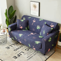 HKM-110995 Elastic Slipcover for 3-Seat Sofa - Polyester Blend, Fits 190-230cm