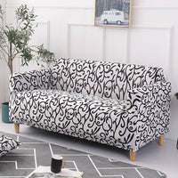 HKM-110995 Elastic Slipcover for 3-Seat Sofa - Polyester Blend, Fits 190-230cm