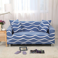 HKM-110995 Elastic Slipcover for 3-Seat Sofa - Polyester Blend, Fits 190-230cm