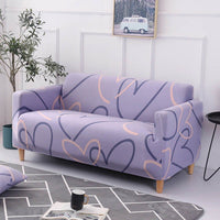 HKM-110995 Elastic Slipcover for 3-Seat Sofa - Polyester Blend, Fits 190-230cm