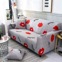 HKM-110995 Elastic Slipcover for 3-Seat Sofa - Polyester Blend, Fits 190-230cm
