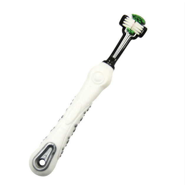 HKM-111059 Pet Dental Supplies Fingers Double-headed Toothbrush Teeth Cleaning
