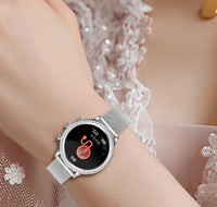 HKM-111123 Women's Bluetooth Smart Silicone Watch with Magnetic Charging and Multiple Color Options