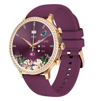 HKM-111123 Women's Bluetooth Smart Silicone Watch with Magnetic Charging and Multiple Color Options