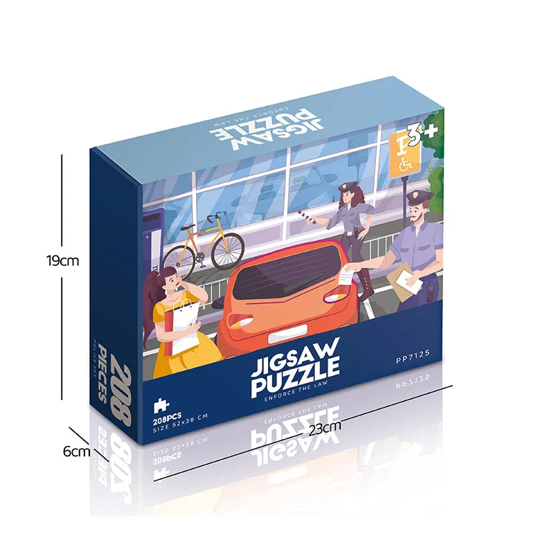HKM-111187 280-Piece Paper Jigsaw Puzzle for Kids and Adults - Educational DIY Toy, Cartoon Style, Suitable for Ages 3 & Up