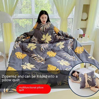 HKM-111571 Cartoon Anime Sleeved Quilt for Students with Pillow - Modern Simple Design