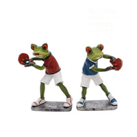 HKM-111699 Resin Frog Decor for Living Room and Study - Pastoral Style Home Accent