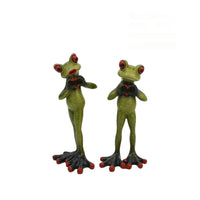 HKM-111699 Resin Frog Decor for Living Room and Study - Pastoral Style Home Accent