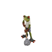 HKM-111699 Resin Frog Decor for Living Room and Study - Pastoral Style Home Accent