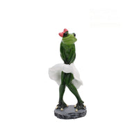 HKM-111699 Resin Frog Decor for Living Room and Study - Pastoral Style Home Accent