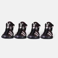 HKM-111763 Wear-Resistant Small Dog Shoes - Set of 4 with High Help Design and Cotton Inside