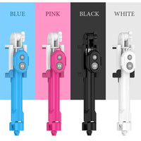 HKM-111827 Bluetooth Selfie Stick Tripod for Smartphones - Adjustable Length 19cm-75cm, Compatible with iOS & Android