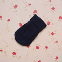 HKM-112019 Stylish Knitted Wool Dog Sweater with Fabric Buttons in Various Sizes