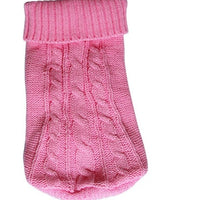 HKM-112019 Stylish Knitted Wool Dog Sweater with Fabric Buttons in Various Sizes