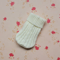 HKM-112019 Stylish Knitted Wool Dog Sweater with Fabric Buttons in Various Sizes