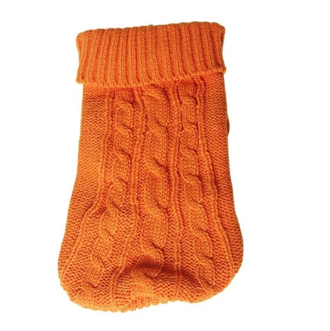 HKM-112019 Stylish Knitted Wool Dog Sweater with Fabric Buttons in Various Sizes