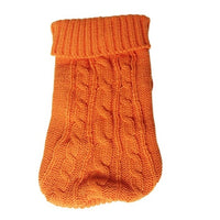 HKM-112019 Stylish Knitted Wool Dog Sweater with Fabric Buttons in Various Sizes