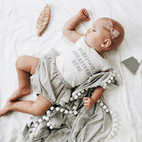 HKM-112083 Cotton Padded Baby Blanket Cover - Soft & Cozy in Grey, Light Purple, Light Pink, Skin Tone, Turmeric