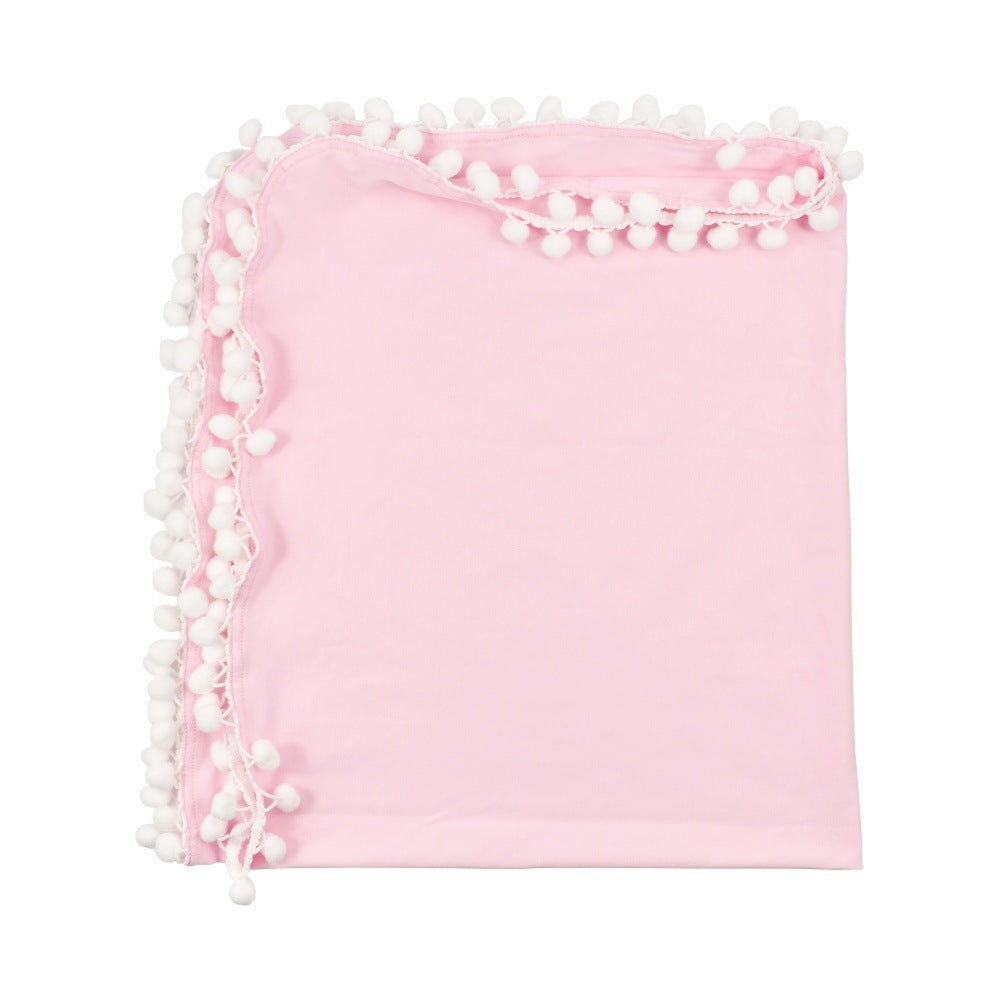 HKM-112083 Cotton Padded Baby Blanket Cover - Soft & Cozy in Grey, Light Purple, Light Pink, Skin Tone, Turmeric