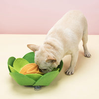 HKM-112147 Household Pet Flower Sniffing Bowl Slow Food Training Puzzle