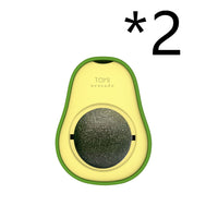 HKM-112211 Avocado Cat Mint Multifunctional Catnip Toy 360 Rotating Self-healing Artifact Pet Supplies