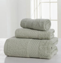 HKM-112339 Cotton Double-Sided Bath Towel Set - Soft and Skin-Friendly 3-Piece Collection