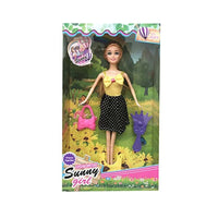 HKM-112403 11.5 Inch Solid Body Baby Doll Toy for Girls - Educational Play for Ages 2-7