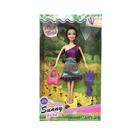 HKM-112403 11.5 Inch Solid Body Baby Doll Toy for Girls - Educational Play for Ages 2-7