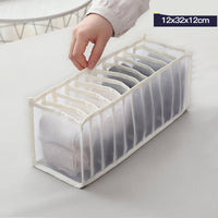 HKM-112531 Underwear Storage Bag Set - Multi-Grid Organizer for Bras, Panties, and Socks in Various Colors