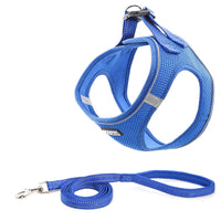HKM-112595 Reflective Dog Leash and Chest Harness Set - Lightweight, Breathable, Comfortable Design for All Dog Sizes