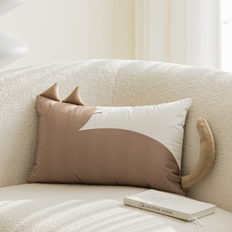 KTX-112659 Cute Cat Nordic Style Sofa Pillow Cushion in Various Sizes and Designs