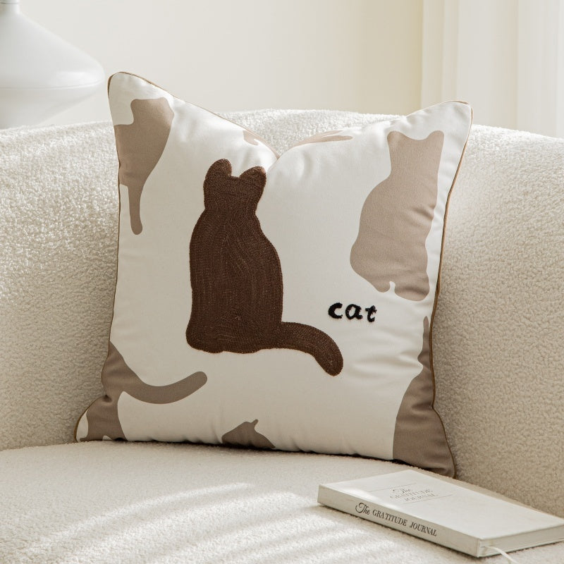 KTX-112659 Cute Cat Nordic Style Sofa Pillow Cushion in Various Sizes and Designs