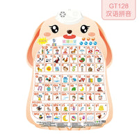 HKM-112915 Audio Wall Chart for Kids: Learn Animals, Fruits, Vegetables, Occupations, and Letters