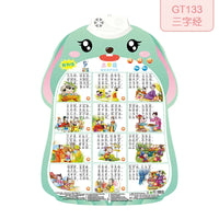 HKM-112915 Audio Wall Chart for Kids: Learn Animals, Fruits, Vegetables, Occupations, and Letters