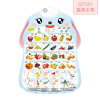 HKM-112915 Audio Wall Chart for Kids: Learn Animals, Fruits, Vegetables, Occupations, and Letters