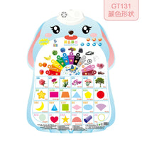 HKM-112915 Audio Wall Chart for Kids: Learn Animals, Fruits, Vegetables, Occupations, and Letters