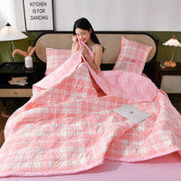 HKM-112915 Summer Cool Quilt in Washed Cotton - Air-Conditioning Comfort for Year-Round Use