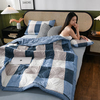 HKM-112915 Summer Cool Quilt in Washed Cotton - Air-Conditioning Comfort for Year-Round Use