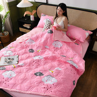 HKM-112915 Summer Cool Quilt in Washed Cotton - Air-Conditioning Comfort for Year-Round Use