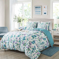 HKM-112915 Three-Piece Polyester Fiber Quilt Cover Set for 1.8 m Beds, Multiple Sizes Available