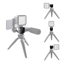 HKM-113107 Aluminum Alloy Four-Head Hot and Cold Shoe Base Bracket for Gimbals and Accessories